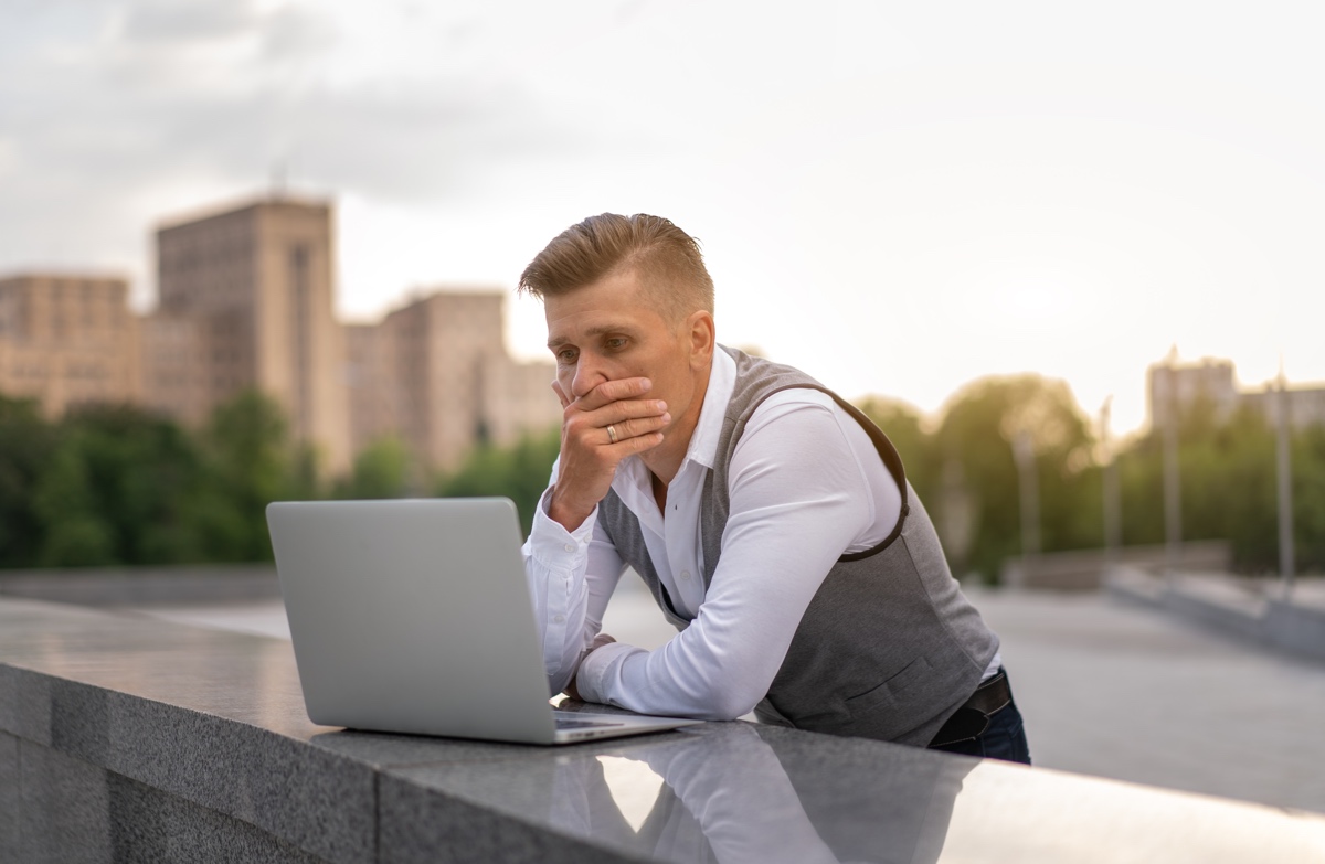 Business businessman outdoor with laptop technol 2021 09 24 17 37 34 utc
