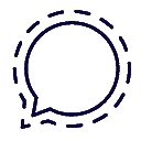 Wired outline 2721 logo signal hover pinch